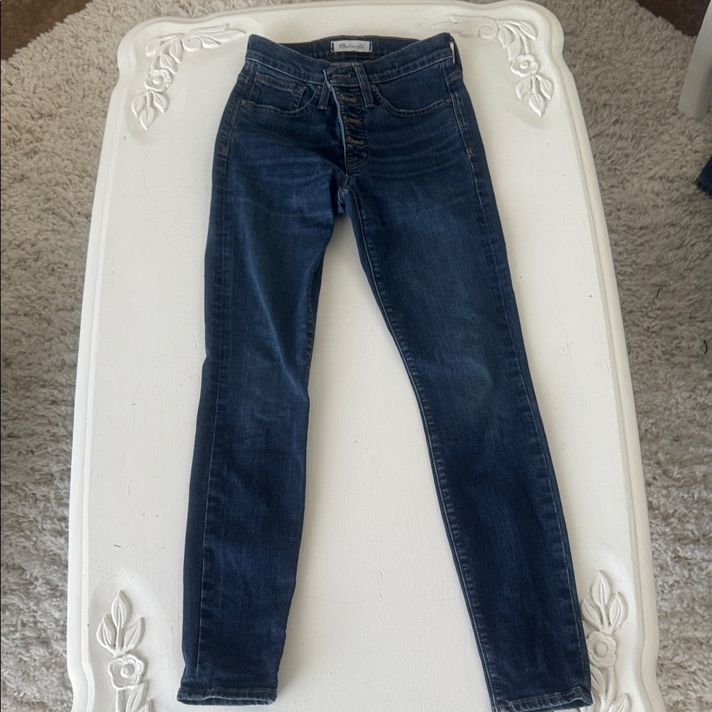 Madewell Dark Blue Skinny Jeans